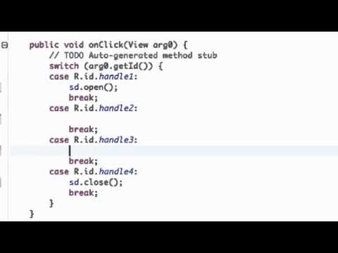 Android Application Development   83   Methods of the SlidingDrawer