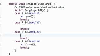 Android Application Development   83   Methods of the SlidingDrawer