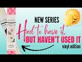 🌟 New Series 🌟 | Had to Have, But Haven't Used It | Cricut Vinyl Edition