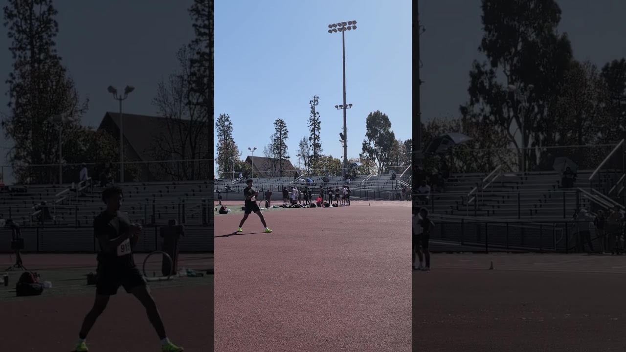 Nathaniel Baca 2026 Arcadia Qualifier 6'8" High Jump from 5-step approach  Jan. 31, 2026