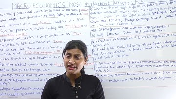 Macro Economics | important question  | MCQ | Long important question | Sample paper | Board exam