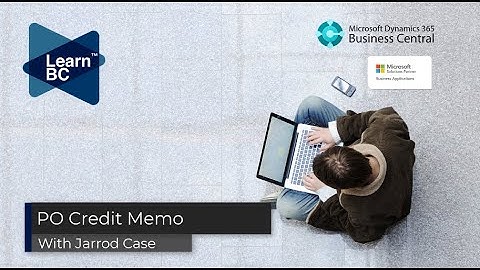 How to create a purchase credit memo in Microsoft Dynamics 365 Business Central