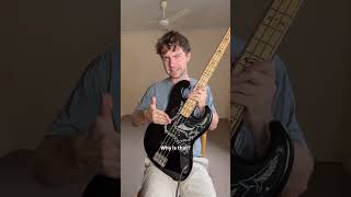 Bassists don’t OVERTHINK this! #bass #bassist #bassplayer #guitar #guitarsolo