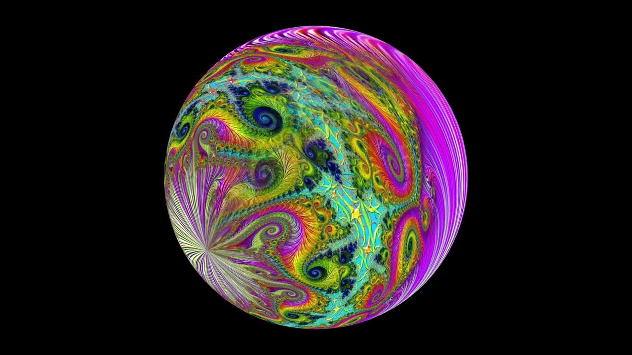 Deconstructed Fractal Planet 4k 53 second animation