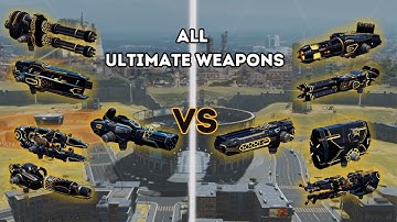 ALL Medium Ultimate Weapons Damage Test in War Robots