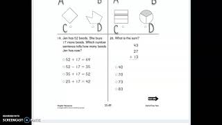 EoY Math Assessment, Part 3