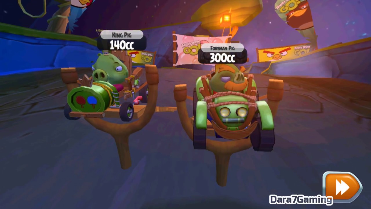 Angry Birds GO! – Road to MOUSTACHE PIG and KING PIG – Gameplay HD