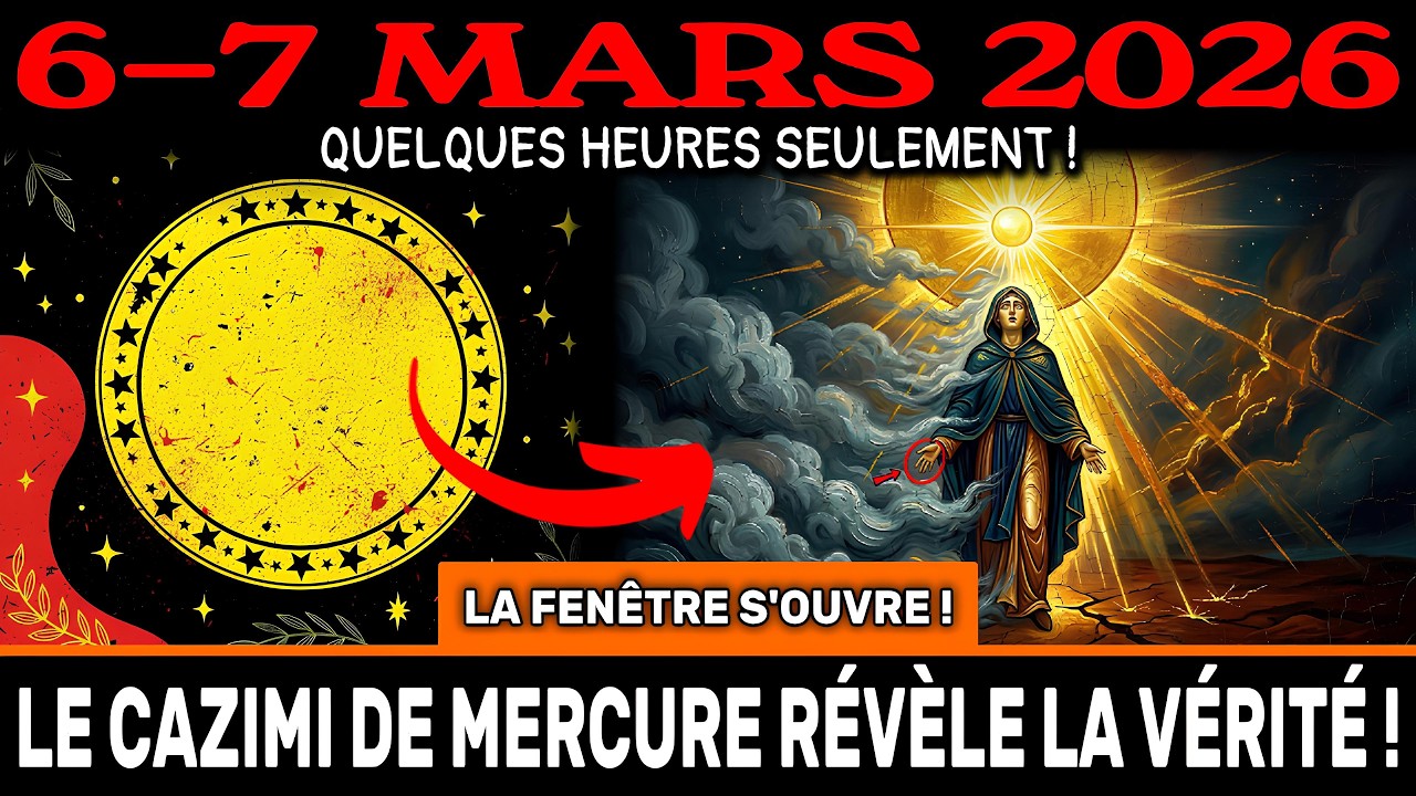 ATTENTION ! CAZIMI DE MERCURE IMMINENT ! 6-7 mars – la VÉRITÉ éclate en pleine RÉTROGRADATION !