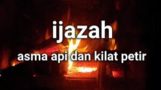 certificate of fire and lightning (al ajnas)