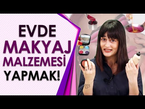 EVDE MAKYAJ MALZEMESİ YAPMAK | 5 DAKİKADA KENDİN YAP!