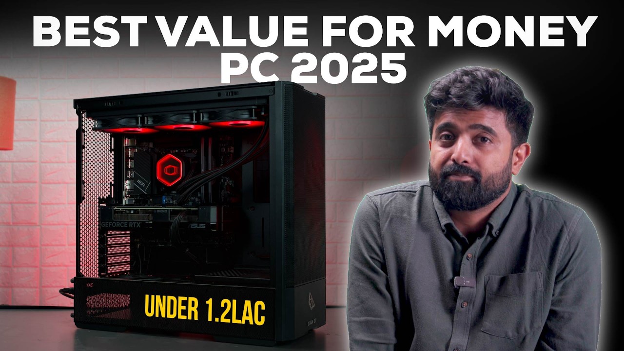 Best Value for Money PC 2025 - ft. Ryzen 7 9800x3D + RTX 5060 Ti 16GB | Under 1.2 Lakhs | TheMVP