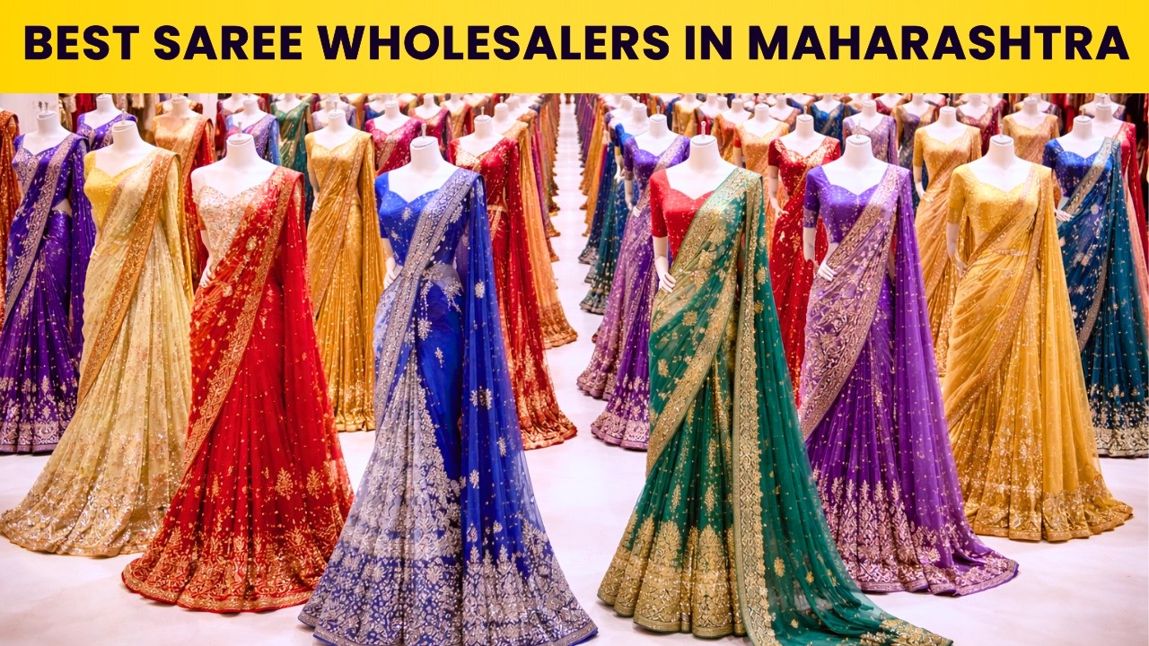 Best Saree Wholesalers in Maharashtra | Wholesale Saree Market in Maharashtra | Factory Tour