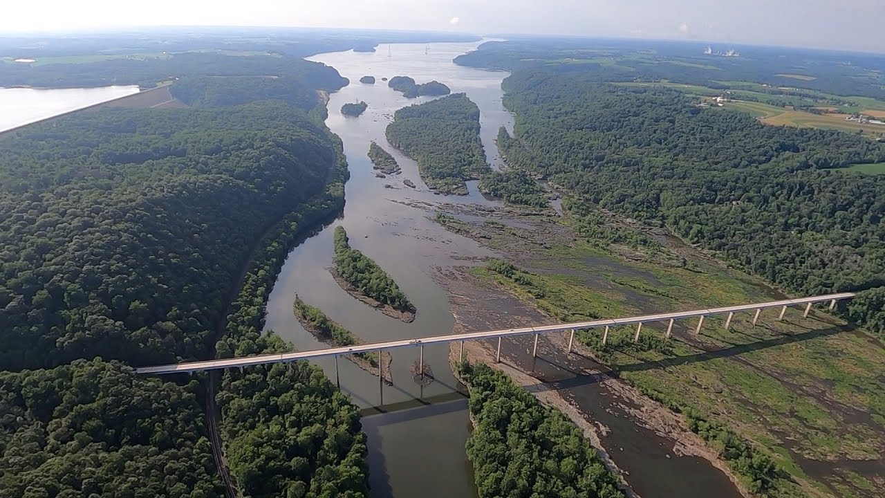 Susquehanna River flight from Harrisburg to the Chesapeake Bay YouTube