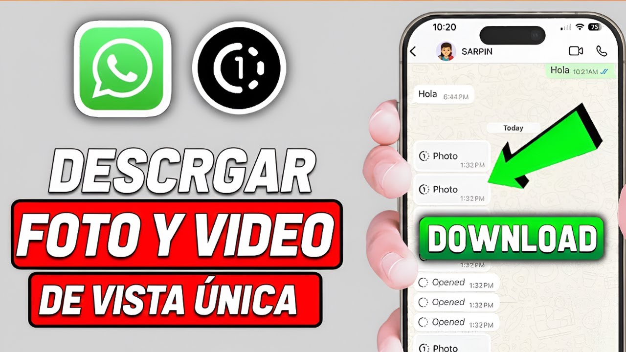 Cómo Volver A VER Las Fotos De WHATSAPP De Solo Una Vez