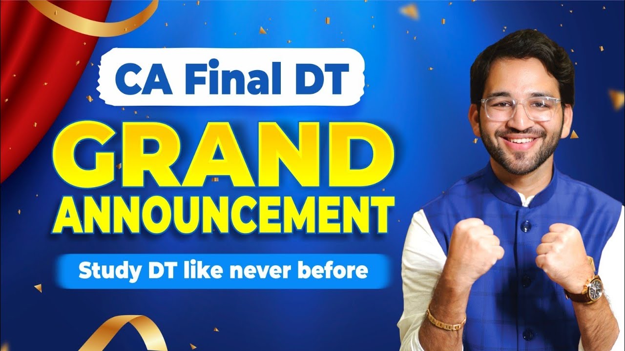 Upgrade Your DT Prep with the New Books | May'26, Sept'26 & Jan'27 | CA Final | CA Shubham Singhal