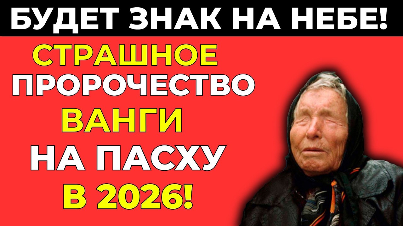 ВЕРУЮЩИЕ РАСКРЫЛИ: Ванга о Пасхе 2026 года — особый знак для России.