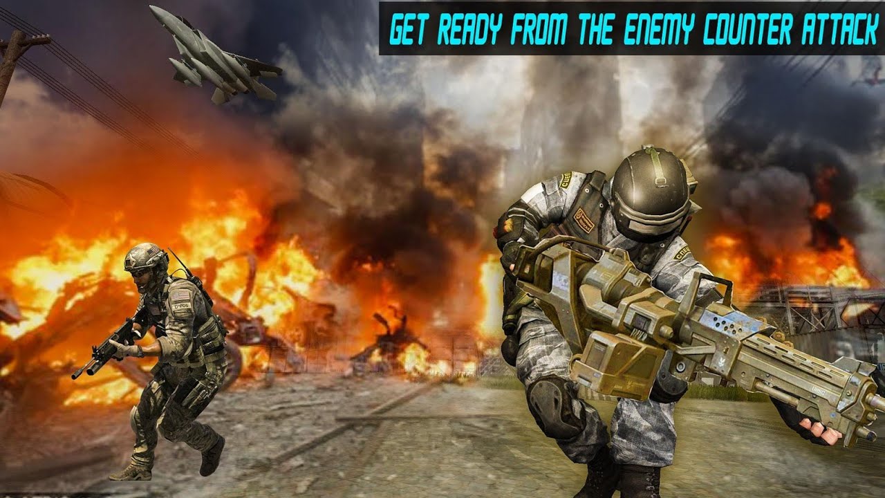 WWII - Sky Jet War Fighter Airplane Shootin Android,Gameplay