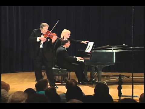 Debussy-Heifetz - Beau Soir played by violinist, Erick Friedman (live performance)