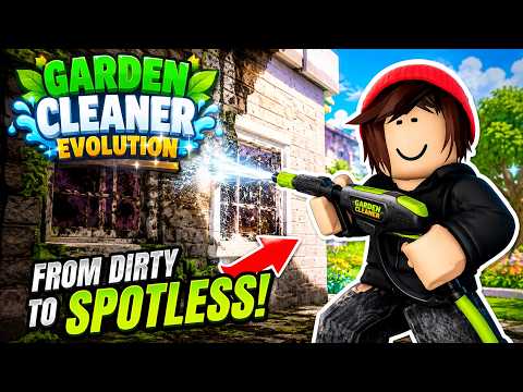 Garden Cleaner Evolution || No Commentary || Roblox