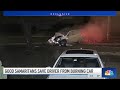 Long Island woman&#39;s Tesla bursts into flames after crash. Bystanders saved her life | NBC New York