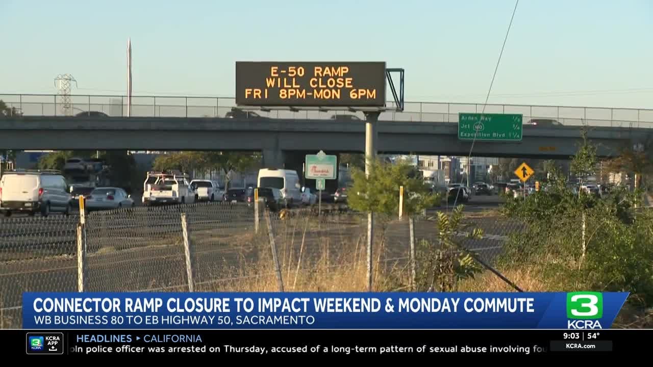 Sacramento drivers face 70-hour closure on freeway connector