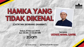 🔴 LIVE : KAJIAN HAMKA | HAMKA YANG TIDAK DIKENAL (Catatan Seorang Sahabat) | USTADZ AKMAL SJAFRIL