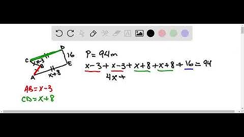 Find missing sides given the perimeter and using algebra.