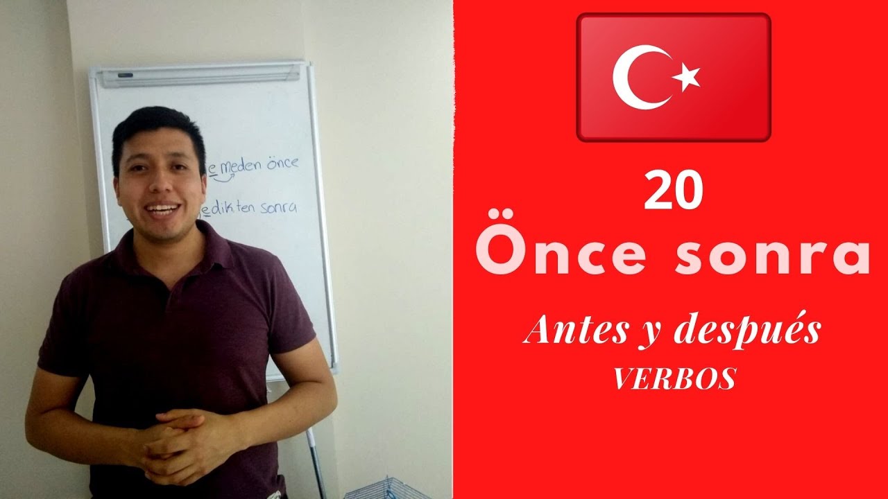 Clases de Turco ✅ Önce ve sonra ( preposiciones A1) #turco