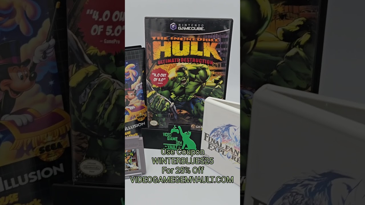 Some Video Games for Sale at videogamegemvault.com! Use Coupon Code WINTERBLUES25 for 25% Off!