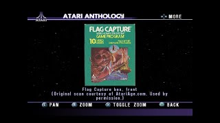 Atari Anthology - PS2 - Flag Capture - Box Art & Manual