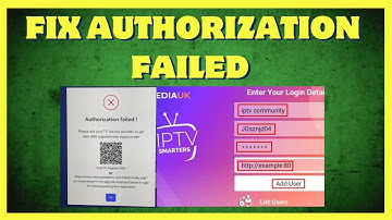 Fix Authorization Failed For Above Host On IPTV Smarters Pro App