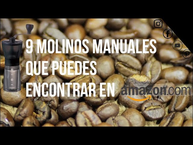 Molinillo Moledor De Granos De Café Y Semillas Manual