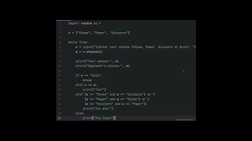 Stone Paper Scissors GAME using Python ||  #shorts #viralvideo #viralshorts #coding #programming