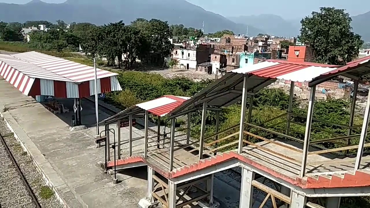 Haldwani Station view and facilitiesहल्द्वानी स्टेशन का हाल व सुविधाएं