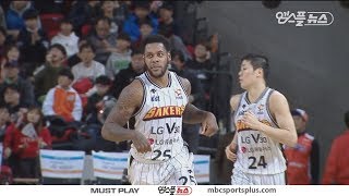 【HIGHLIGHTS】 James Kelly H/L | Elephants vs Sakers | 20171209 | 2017-18 KBL