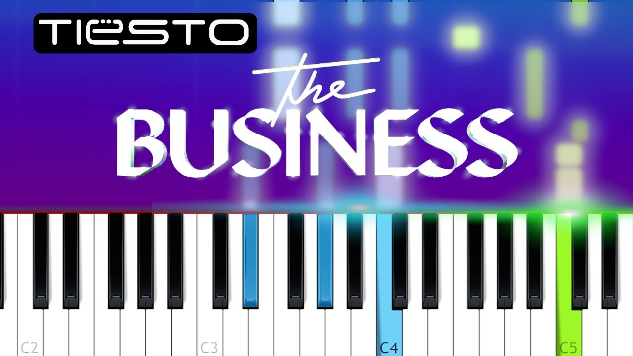 Tiesto - The Business (Piano Tutorial)