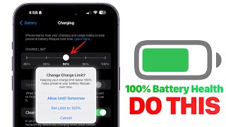 UPDATE - DO THIS to Maintain 100% Battery Health on iPhone