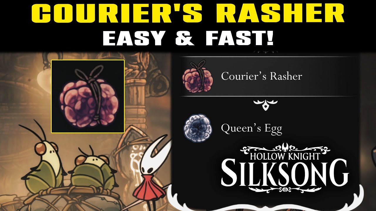 Courers Rasher Courier's Rasher BEST PATH (Easy Guide) SILKSONG | Great Taste of ...