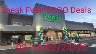 Publix Sneak Peek BOGO Deals 2/18-2/24/26 I'm kinda excited because threshold deals are here