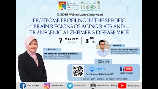 INBIOSIS WEBINAR LECTURE SERIES 7/2021 - Dr. Hamizah Shahirah Hamezah