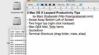 5 Mac OS X Leopard Productivity Tips