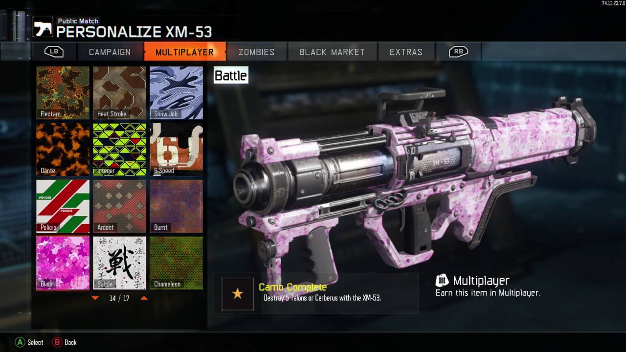 All Diamond Weapon Classes I have | BO3