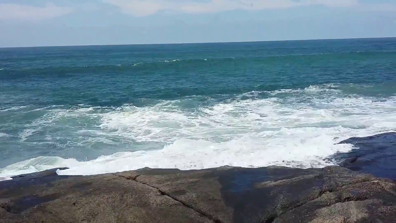 Pescar Paisagem Linda Mar Furioso Youtube