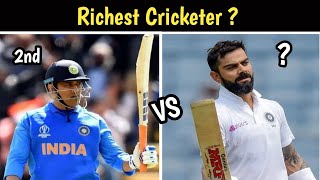 Who is the richest cricketer ? | Top 10 Richest Cricketer | 2021 | #shorts Wealth