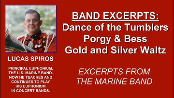 Lucas Spiros: Three Band Excerpts with Important Euphonium Parts