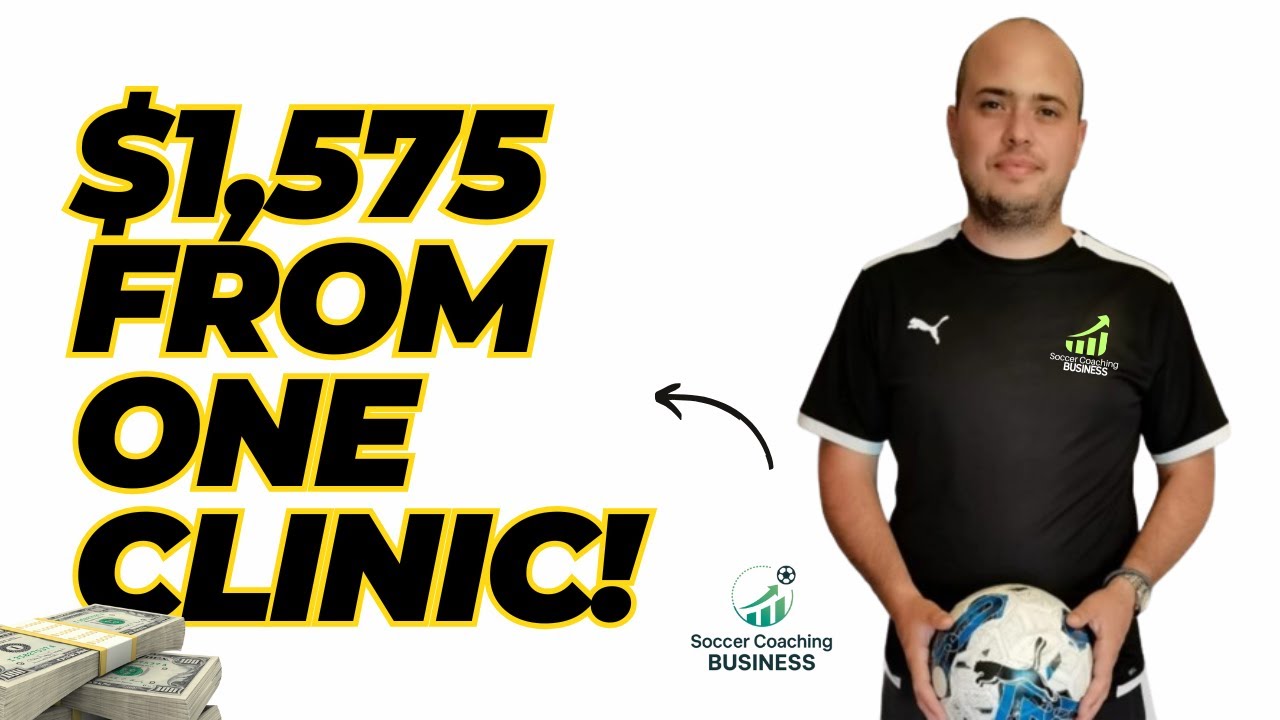 ⚽︎ How a Youth Soccer Club Owner Earned $1,575 From His First Skills Clinic