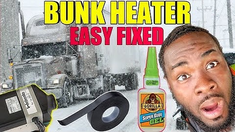 How To Fix Webasto Bunk Heater & Troubleshoot Quick Fix | Volvo Truck