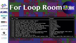 JuliaCon 2024 | For Loop Room | Day 1