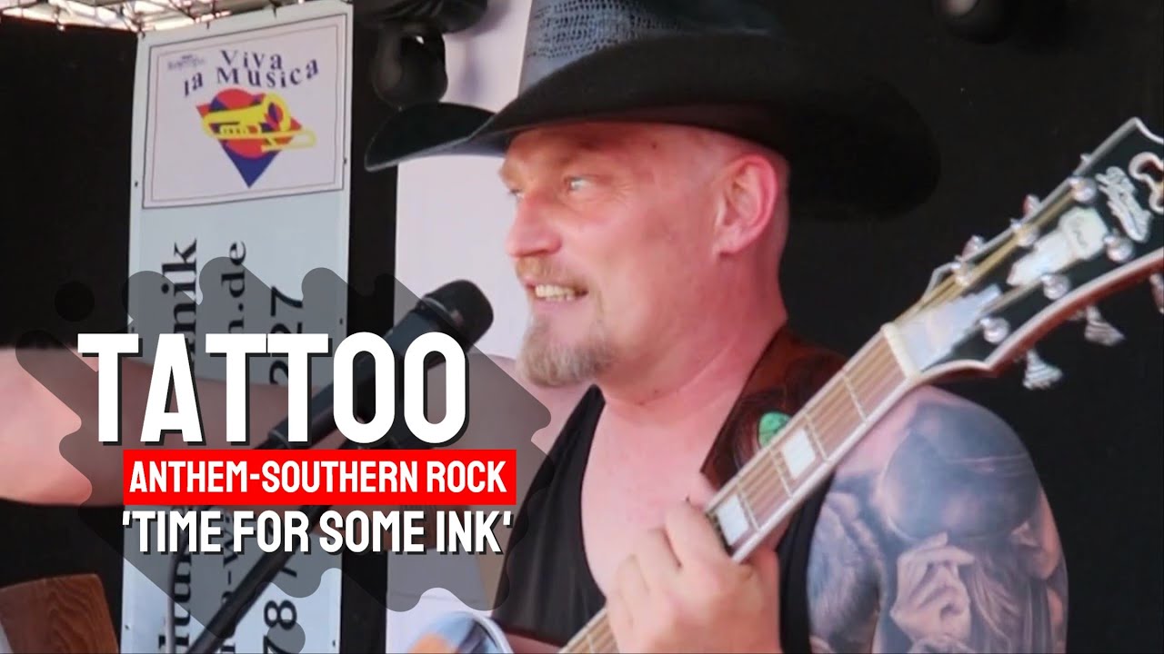 Southern Rock Song for Tattoo Lovers | Official Video of "Time For Some Ink" - Rob Georg I Anthem