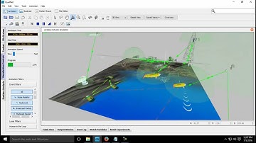 Wireless network simulation